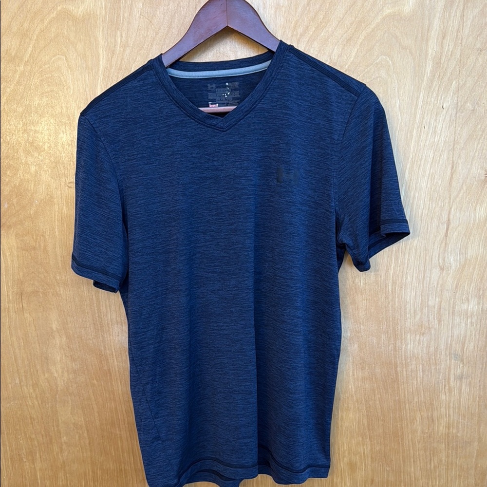 Men's Blue Under Armour V-Neck Shirt
